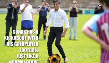 Little Rishi with his normal sized gold football