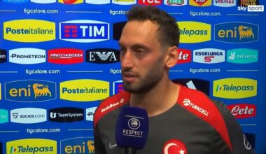 [Mari] Calhanoglu: “Marotta president? I have already written a message to the group. We are happy. Marotta is always important for us, for the club, he has always done great things for our club, we are happy.”