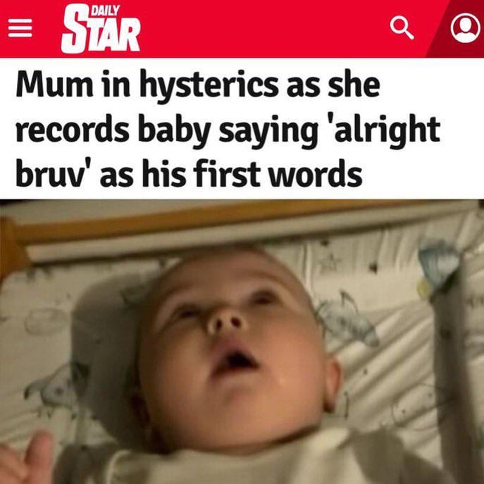 Babby first words