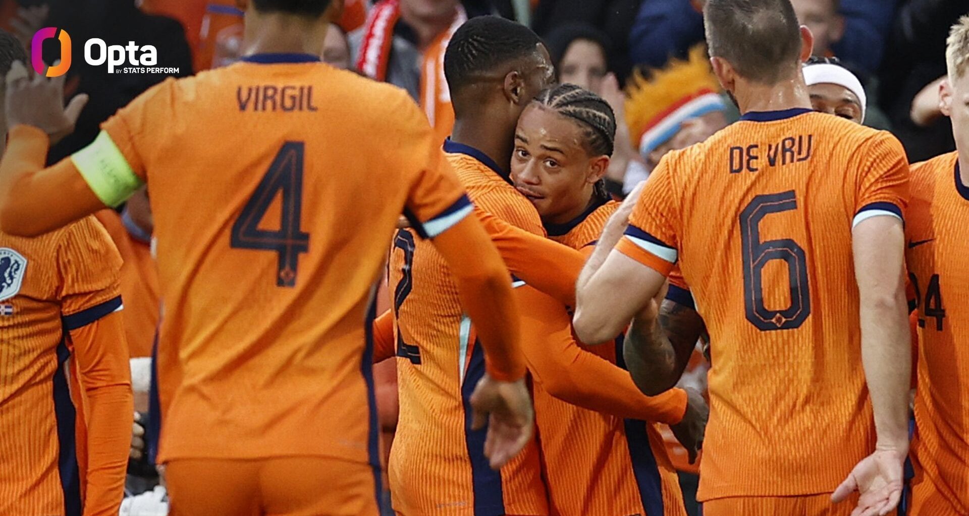 [OptaJohan] 19 – Denzel Dumfries was directly involved in 19 goals for The Netherlands (6 goals, 13 assists), more than any other defender for @OnsOranje this century (Daley Blind 18). Gratitude.