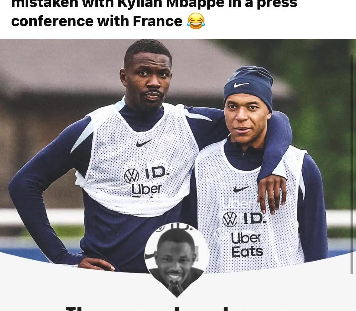 Marcus Thuram’s response after being mistake for Kylian Mbappe at a press conference 😂💀