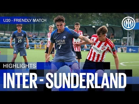 PERFECT DEBUT | INTER 3-0 SUNDERLAND | U20 HIGHLIGHTS | FRIENDLY 2024/25 ⚽⚫🔵