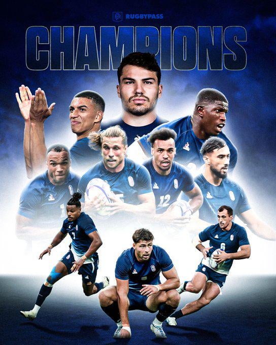 Host nation France win their first gold medal in Rugby Sevens