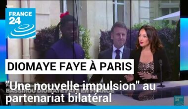 Macron et Faye veulent donner "une nouvelle impulsion" au partenariat bilatéral • FRANCE 24