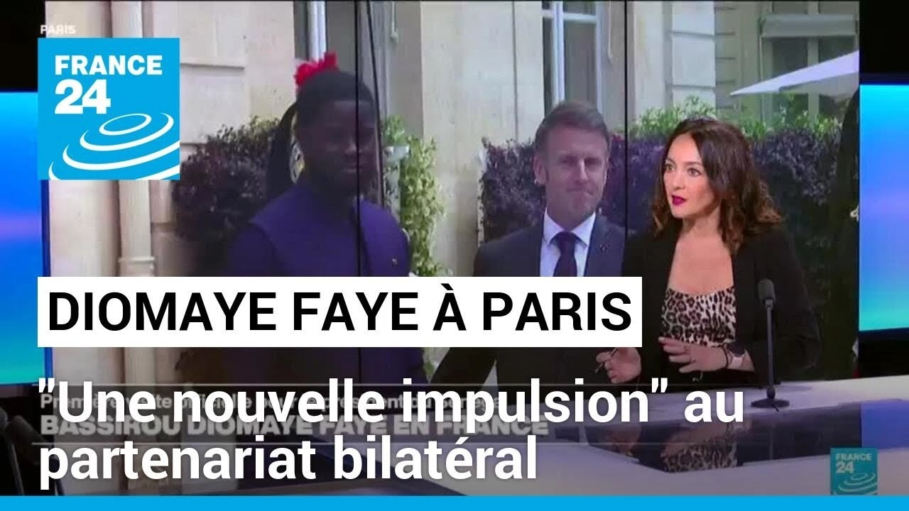 Macron et Faye veulent donner "une nouvelle impulsion" au partenariat bilatéral • FRANCE 24