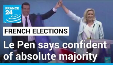 France's Le Pen expects clear far-right win and power over Macron • FRANCE 24 English