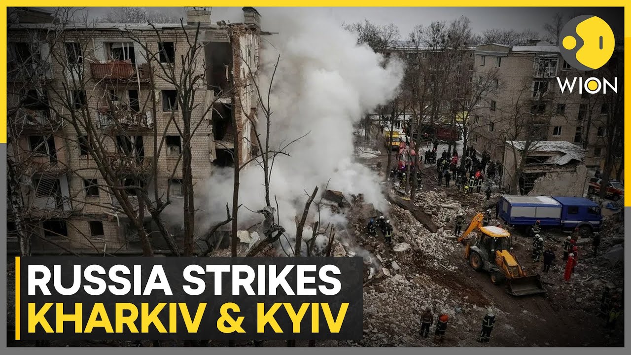 Russia-Ukraine war: At least one killed, nine injured by Russian strikes in Kharkiv & Kyiv | WION