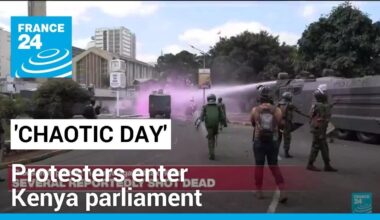 'Chaotic day in Kenya': Protesters enter parliament, bodies seen in streets nearby • FRANCE 24