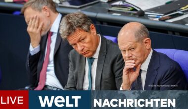 BUNDESHAUSHALT 2025: Ampel am Ende? - Woche der Wahrheit für Regierung | WELT Stream