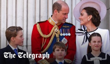 Princess of Wales watches flypast from Buckingham Palace balcony | Trooping the Colour