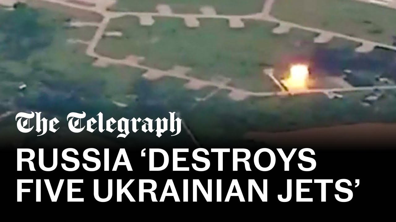 Russia ‘destroys five Ukrainian fighter jets’ in missile strike