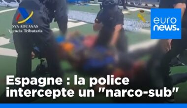 Espagne : un "narco-sub" supposé intercepté par la police | euronews 🇫🇷