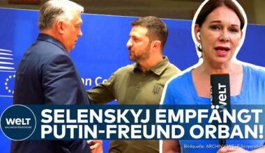 UKRAINE-KRIEG: Selenskyj empfängt ungarischen Premier! Putin-Freund Orban zu Besuch in Kiew!