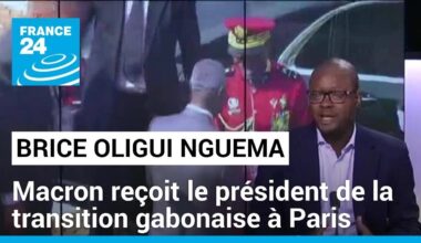 Macron reçoit le président de la transition gabonaise Brice Oligui Nguema • FRANCE 24