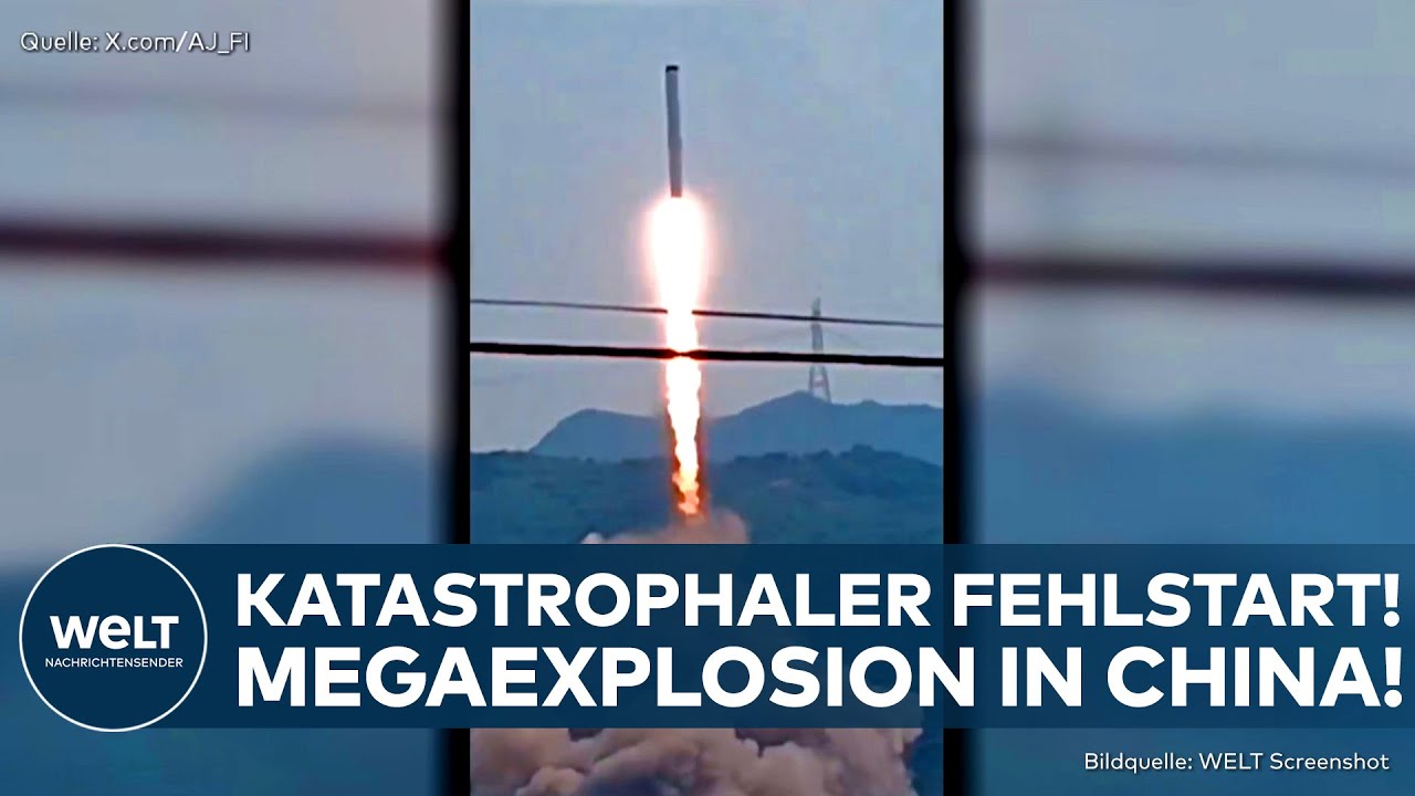 CHINA: Rakete gerät außer Kontrolle! Triebwerkstest geht komplett nach hinten los! Megaexplosion!