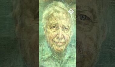 Portrait of Sir David Attenborough by Jonathan Yeo unveiled