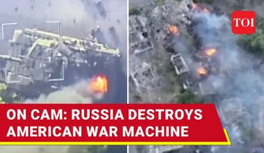 Russian Blitz Burns U.S. War Machine In Donetsk; Dramatic Strike On Bradley Caught On Camera