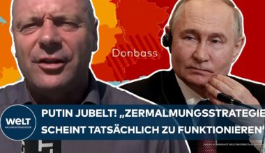 UKRAINE-KRIEG: Putin jubelt! Russische "Zermalmungsstrategie scheint tatsächlich zu funktionieren!"