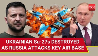 Russia Bombs Ukraine's Myrhorod Air Base, Wipes Out Su-27 Jets; 'Iskander Hellfire...'