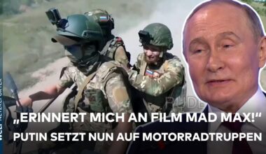 PUTINS KRIEG: "Skurril! Erinnert mich an Film Mad Max!" Russen setzt nun auf Motorradtruppen