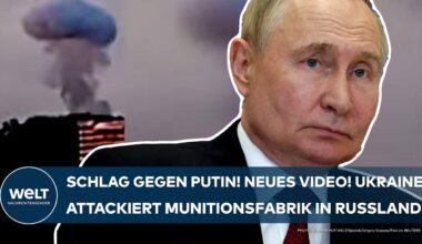 UKRAINE-KRIEG: Schlag gegen Wladimir Putin! Neues Video! Attacke auf Munitionsfabrik in Russland