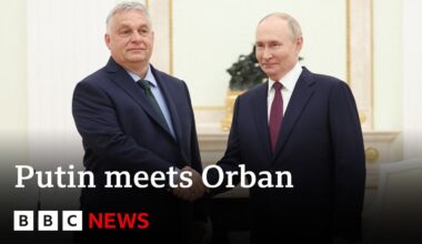 Ukraine war: EU's most Russia-friendly leader meets Putin in Moscow | BBC News