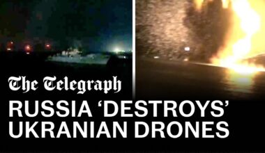 Ukrainian drones attack Putin's Black Sea naval base