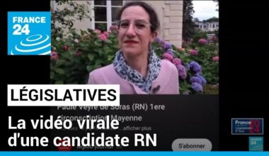 Législatives : la vidéo virale d'une candidate RN qualifiée au second tour en Mayenne