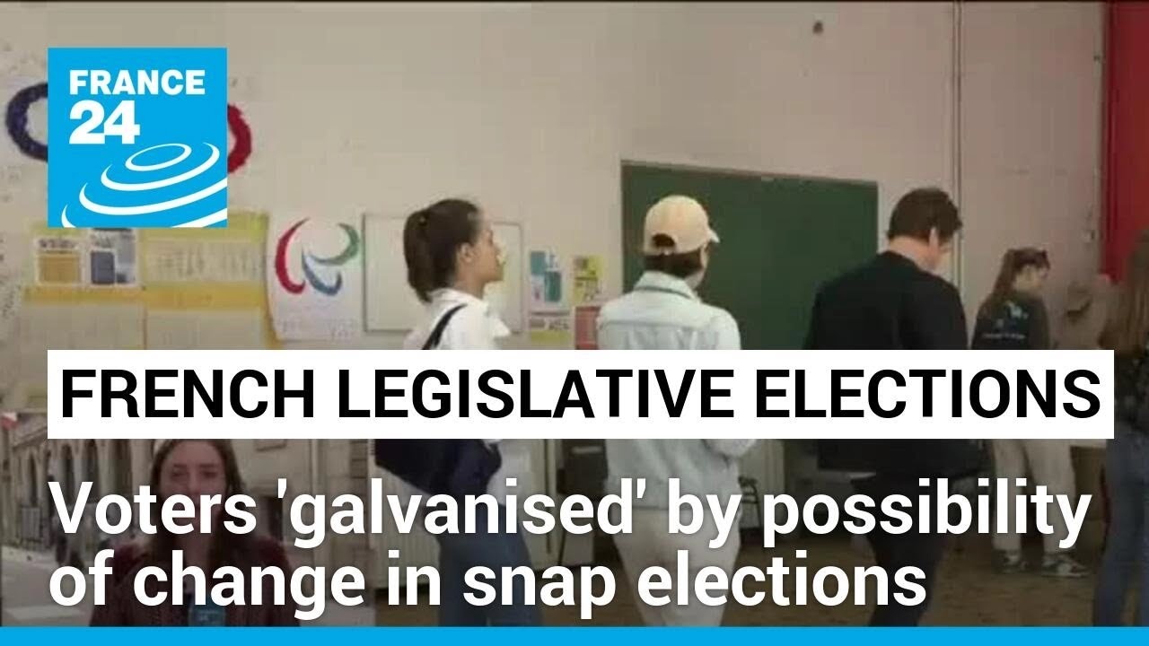 High voter turnout: Voters 'galvanised' by possibility of change in snap elections • FRANCE 24