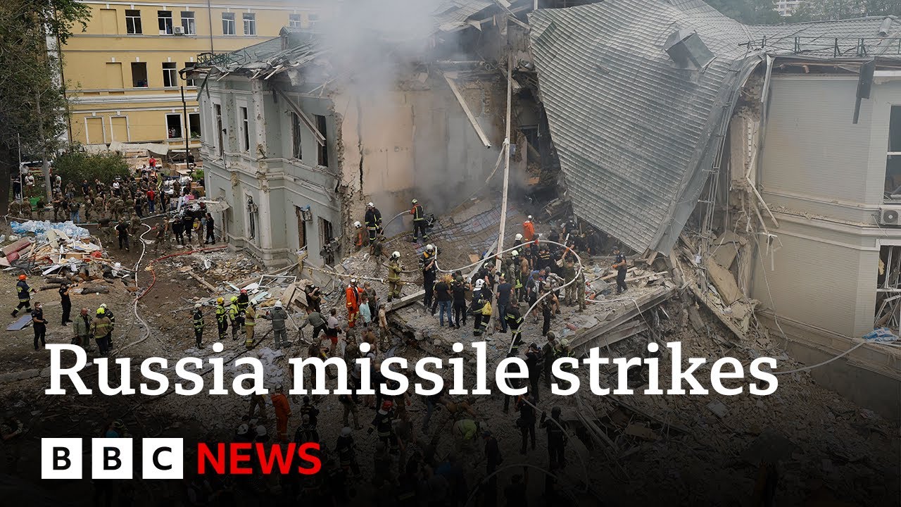 Death toll rises after Russian strikes hit Ukraine | BBC News