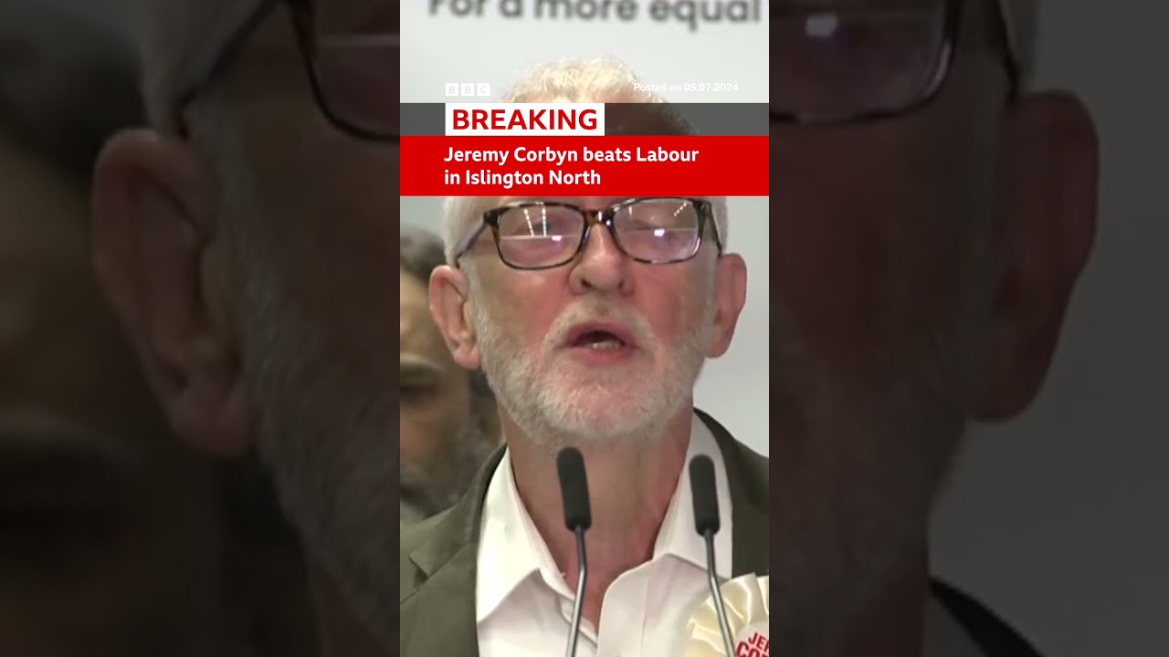 Former Labour leader Jeremy Corbyn has won his seat in Islington as an independent. #BBCNews