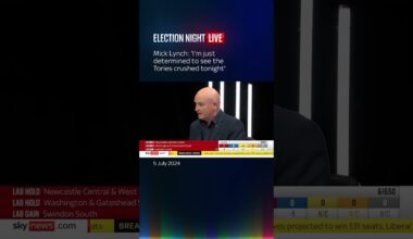 Mick Lynch: 'I'm just determined to see the Tories crushed tonight'