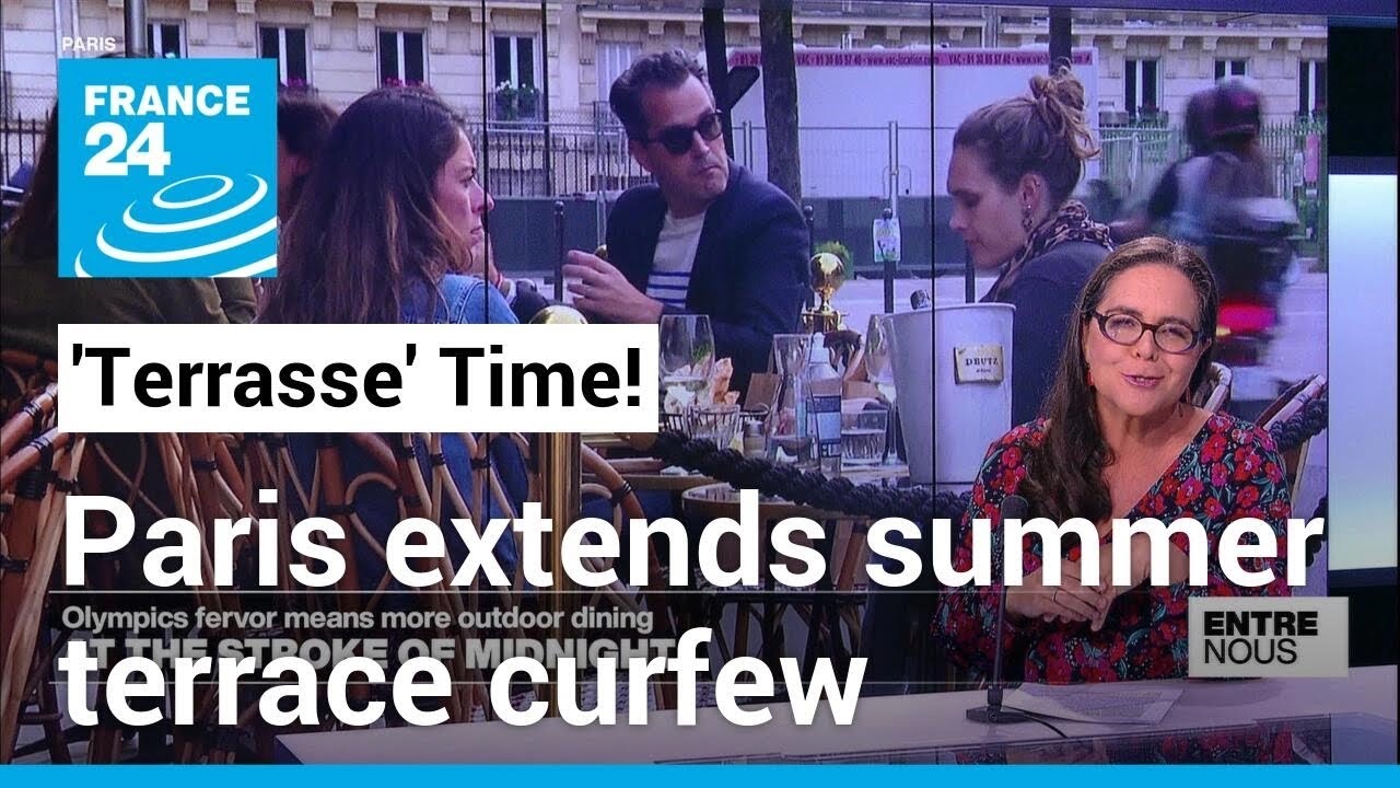 'Terrasse' Time! Paris city hall extends summer terrace curfew • FRANCE 24 English