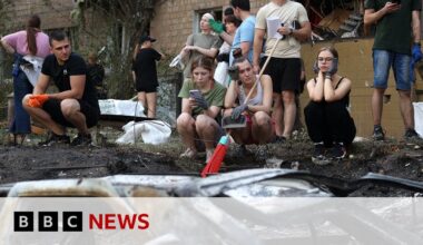 Ukraine observes day of mourning after deadly Russian missile strikes | BBC News