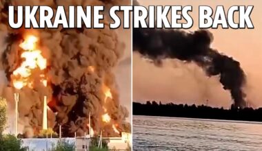 Ukraine launches devastating drone strikes on Russia after Putin's attack on children’s hospital