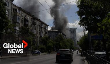 Ukraine provides evidence of Russian missile striking Kyiv children's hospital | FULL