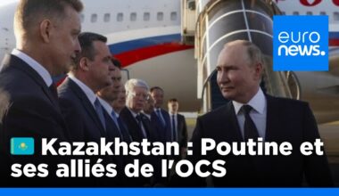 Au Kazakhstan, Vladimir Poutine retrouve ses alliés de l'OCS | euronews 🇫🇷