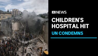 UN condemns deadly Russian strike on Ukrainian children's hospital | ABC News