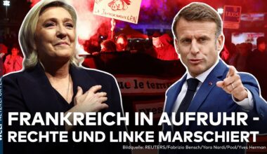 ZEITENWENDE IN FRANKREICH: Rechte Le Pen jubelt - "Macron hat hoch gepokert und verloren" | WELT