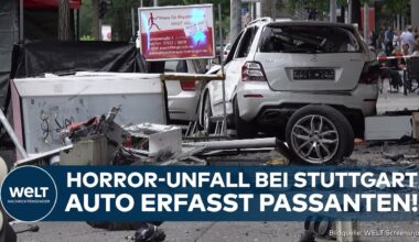 DEUTSCHLAND: Horror-Unfall in Nürtingen! Auto erfasst Fußgänger - zwei Todesopfer