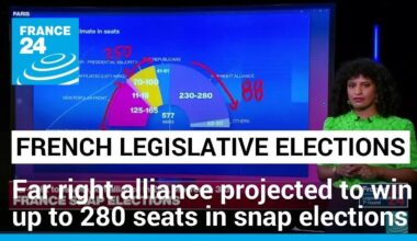 Far right alliance projected to win up to 280 seats in snap elections • FRANCE 24 English