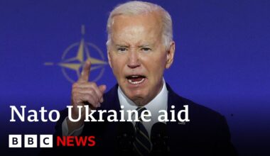 Joe Biden defends Nato as he promises extra defences for Ukraine | BBC News