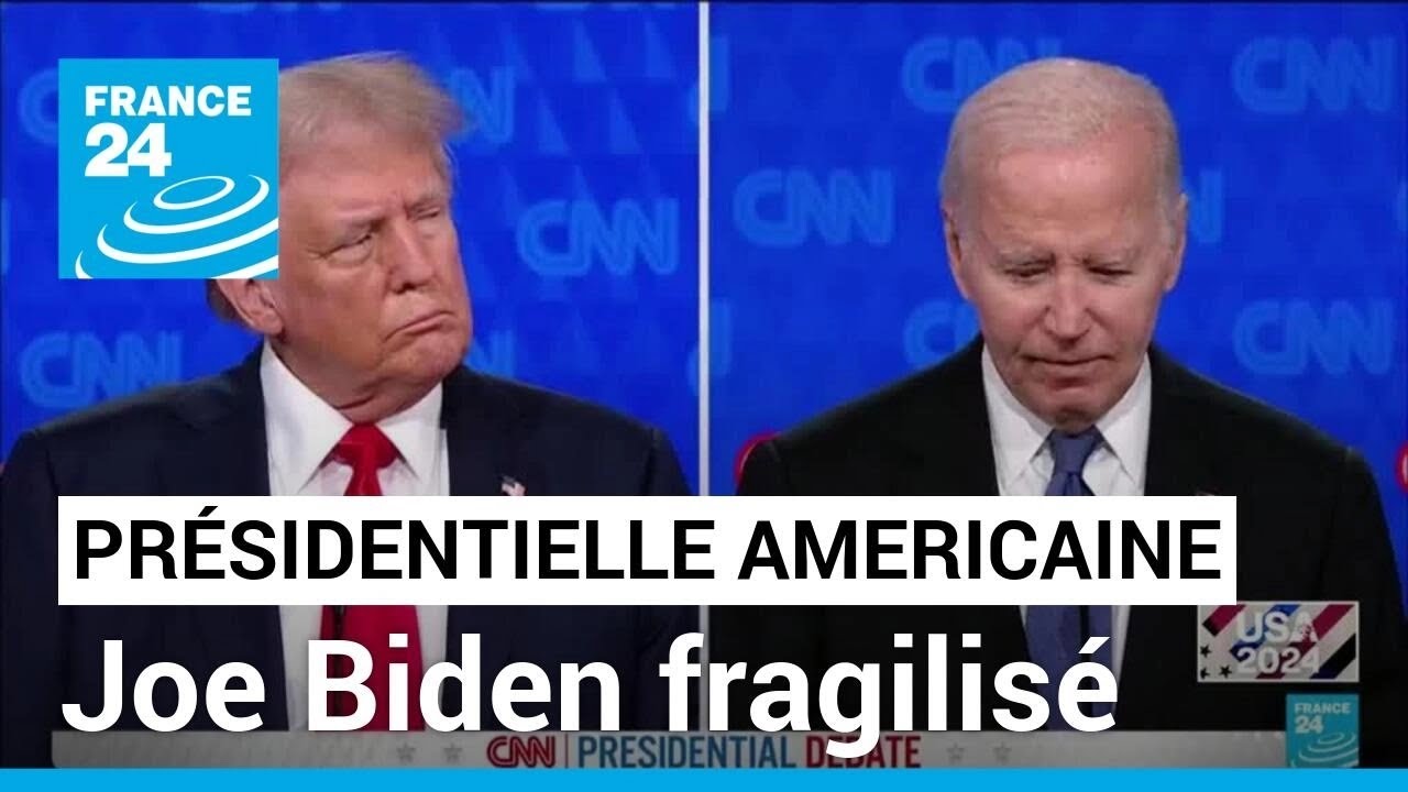 Présidentielle américaine : Joe Biden fragilisé après son débat face à Donald Trump