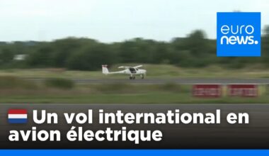 Pays-Bas : un vol international à bord d'un avion électrique | euronews 🇫🇷