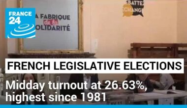 French legislative elections: Highest midday turnout in 43 years • FRANCE 24 English