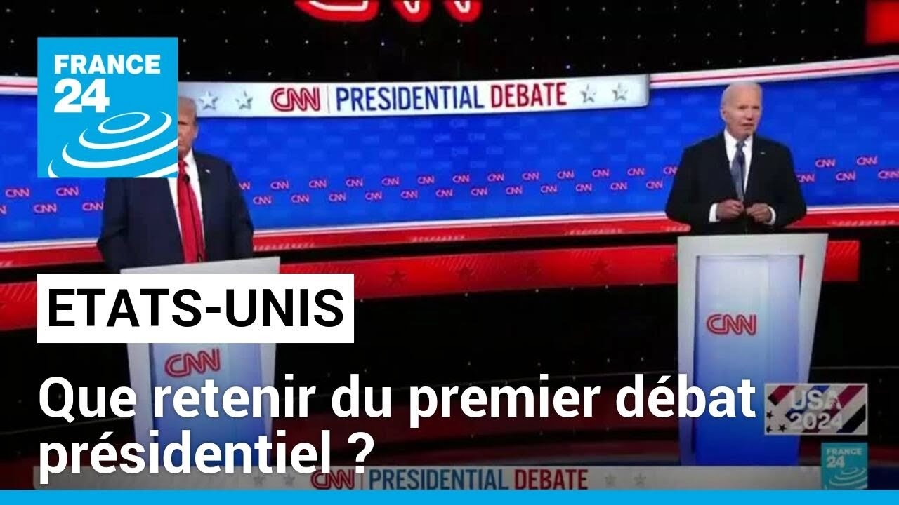 Etats-Unis : que retenir du premier débat présidentiel ? • FRANCE 24