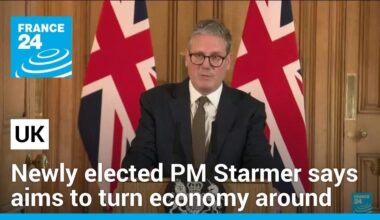 Newly elected PM Starmer says aims to turn UK economy around • FRANCE 24 English