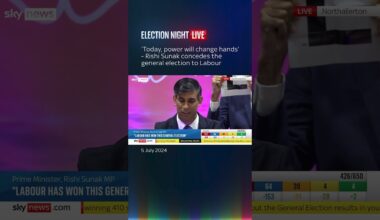 Rishi Sunak: 'The Labour Party have won this election'