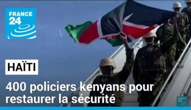 En Haïti, les premiers policiers kenyans sont arrivés pour restaurer la sécurité face aux gangs