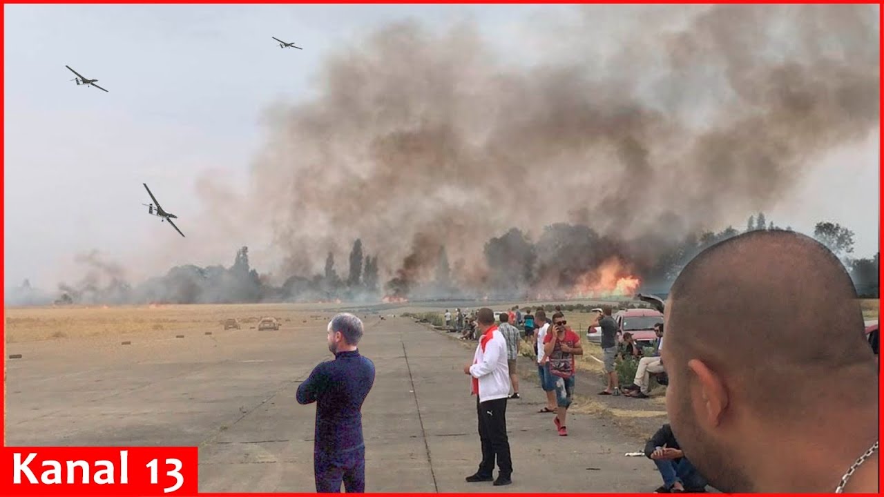 Russia was attacked by black-painted Bober drones of Ukraine – Residents watched it in shock